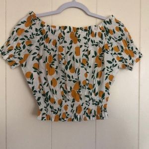 Compania fantastica size medium crop top limoni